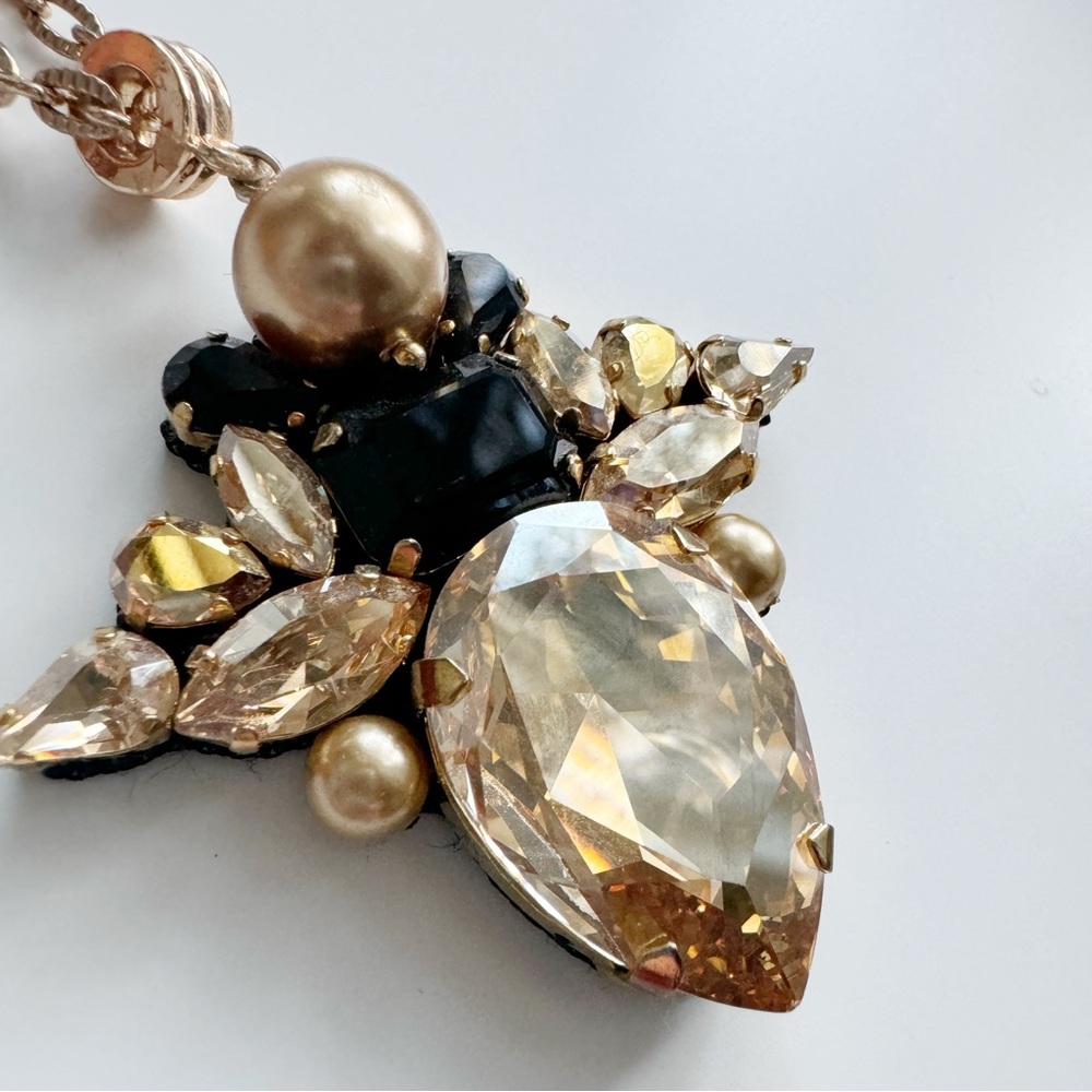 Handmade crystal pendant with chain